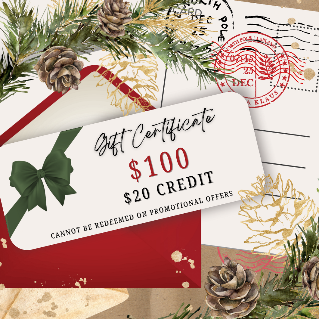 $100 Gift Certificate