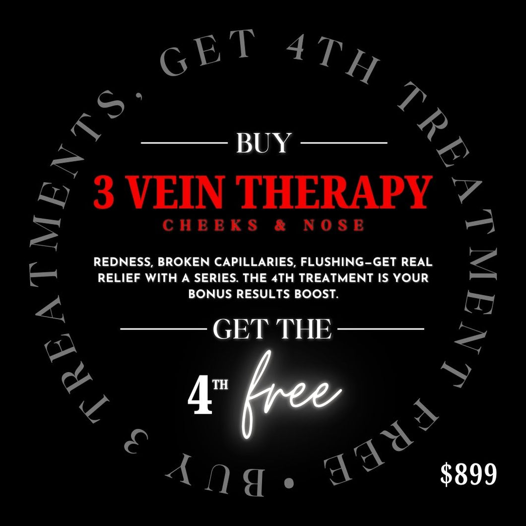 VEIN THERAPY (Cheeks & Nose) - Buy 3 Get 4th Free