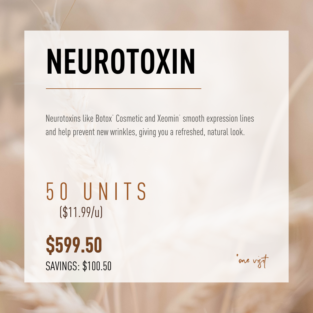 Neurotoxin - 50 Units *one visit*