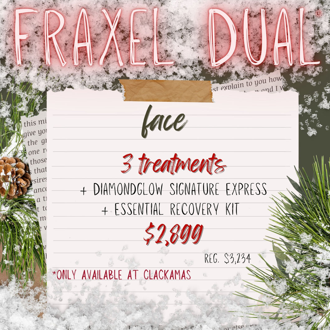 3 Fraxel Treatments + DiamondGlow® Signature Express