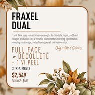 Fraxel® Dual + VI Peel Skin Resurfacing Package — One Area
