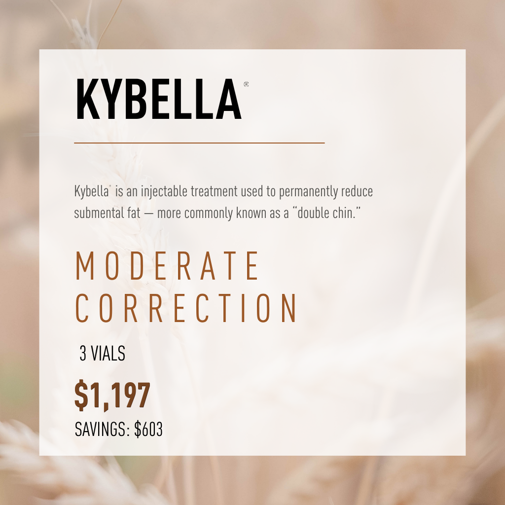Submental Contouring - Kybella (Moderate Correction)