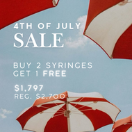 Buy 2 Syringes, Get 1 FREE