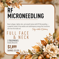 RF Microneedling — 3 Face + Neck Treatments
