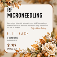 RF Microneedling — 3 Face Treatments