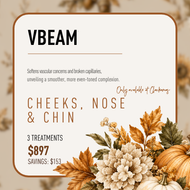 VBeam® — Cheeks + Nose + Chin