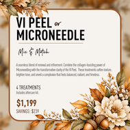 VI Peel + Microneedling Mix & Match — 4 Treatments